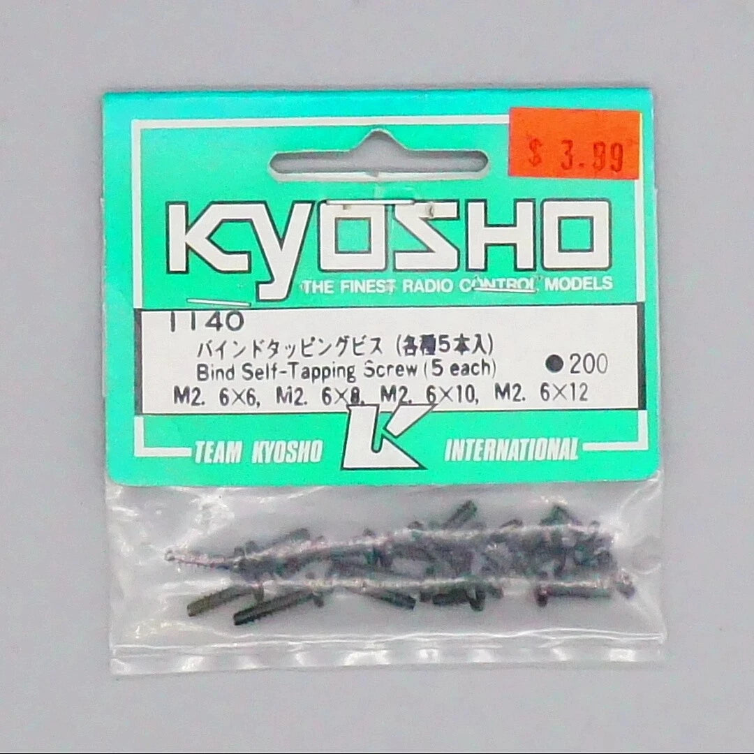 KYOSHO 1140 Bind Self Tap Screws (M2 X 6, 10, 12mm)