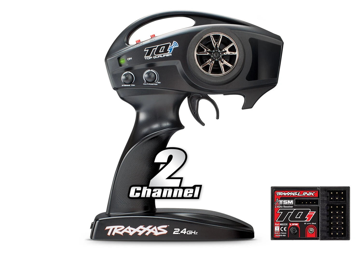 TRAXXAS 6509A TQi 2-Ch 2.4 GHz Transmitter with TSM Receiver