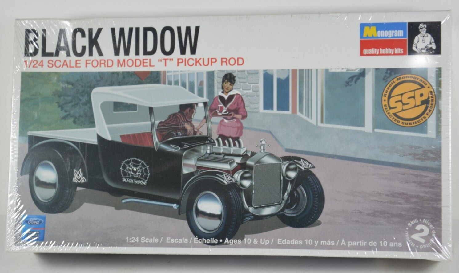 REVELL 85-0060 Ford Model T Pickup Rod Black Widow