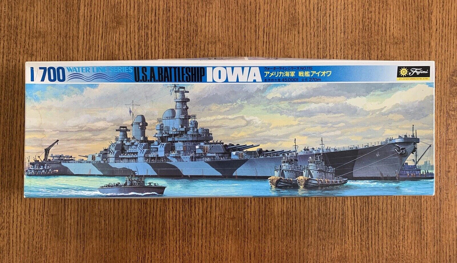 FUJIMI WLB115 U.S.A Battleship Iowa
