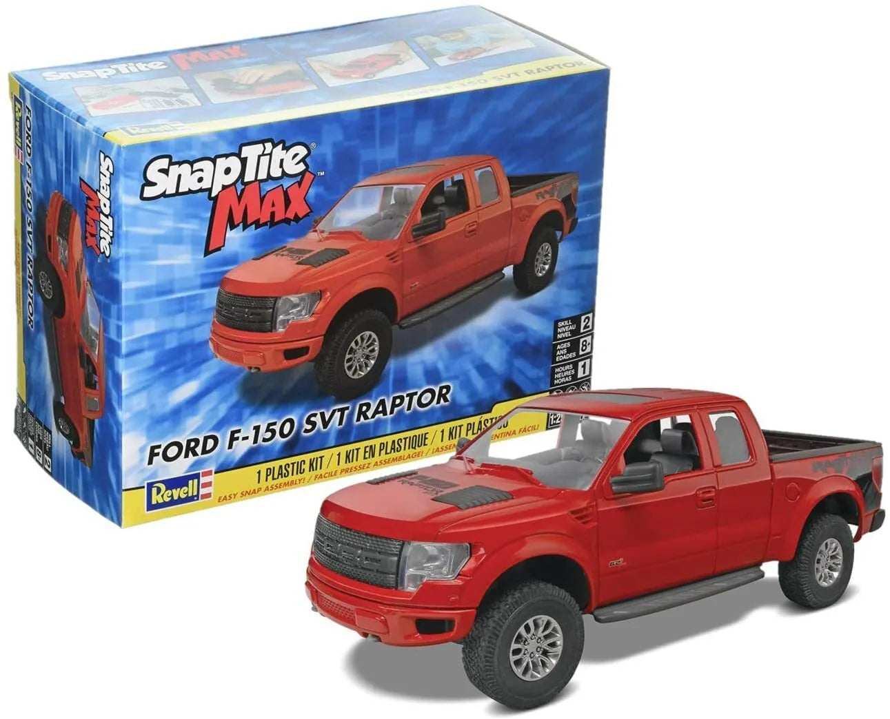 REVELL 85-1233 1/25 Snap 2013 Ford F-150 SVT Raptor