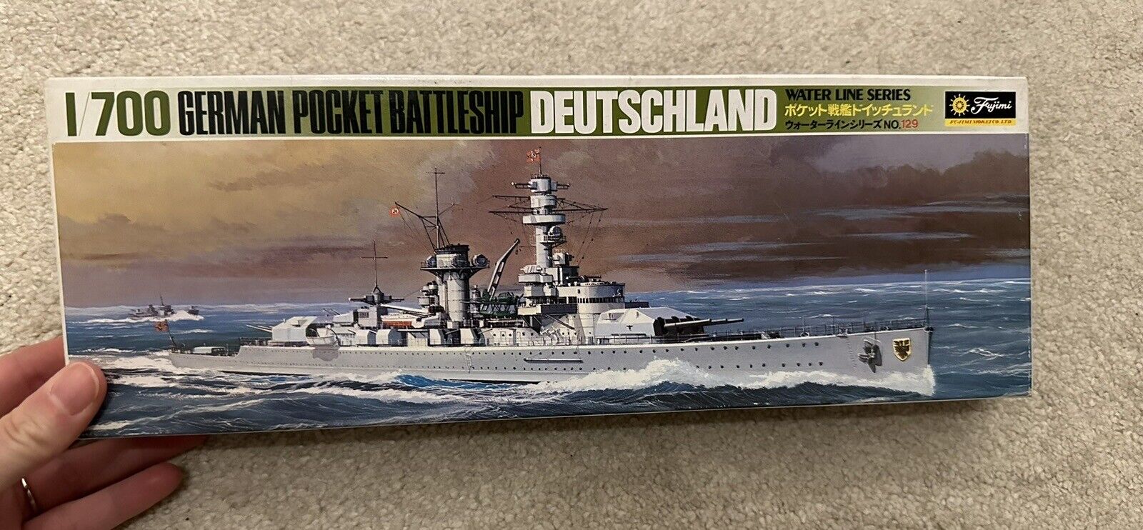 FUJIMI WLB129600 GERMAN POCKET BATTLESHIP DEUTSCHLAND 1/700