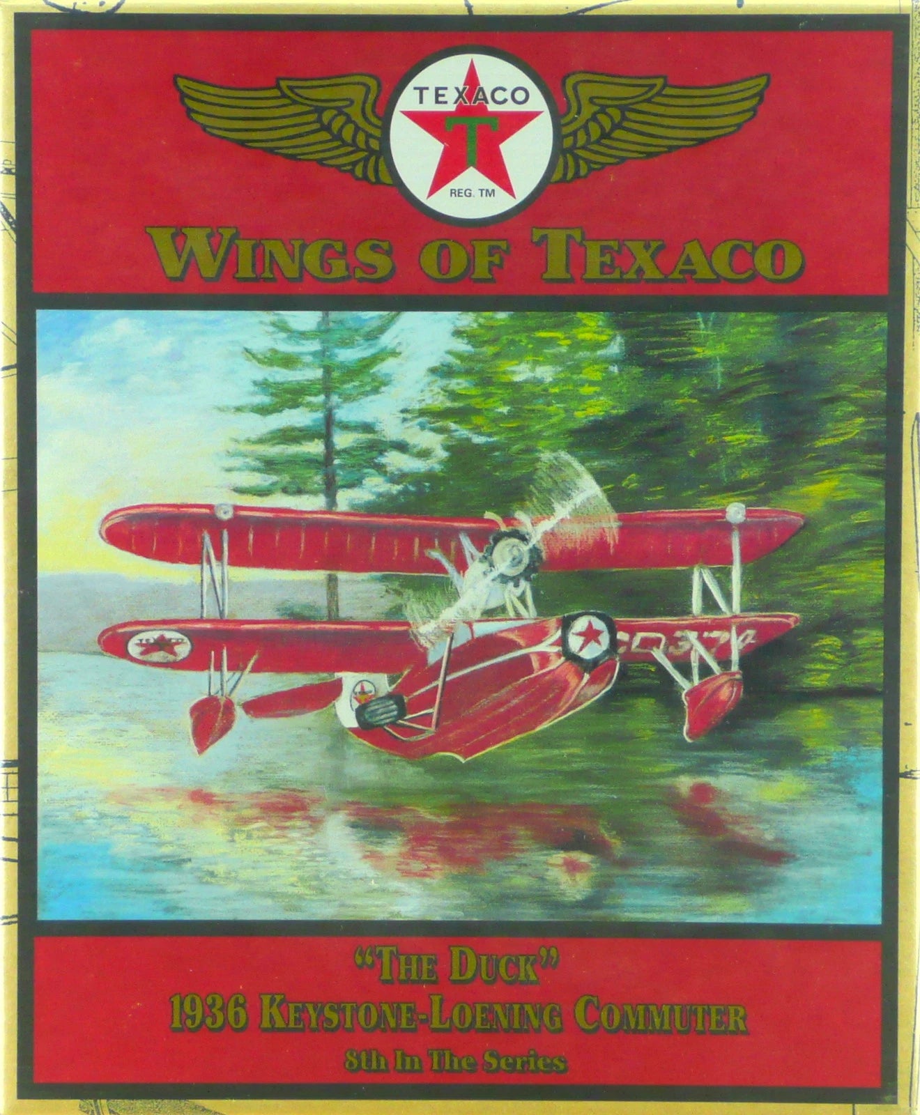 ERTL COLLECTIBLES 19538V Wings of Texaco "The Duck" 1936 Keystone-Loening Commuter