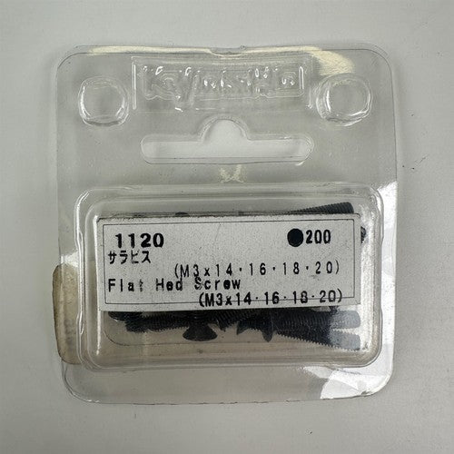 KYOSHO 1120 Flat Head Screw (M3x14/16/18/20)