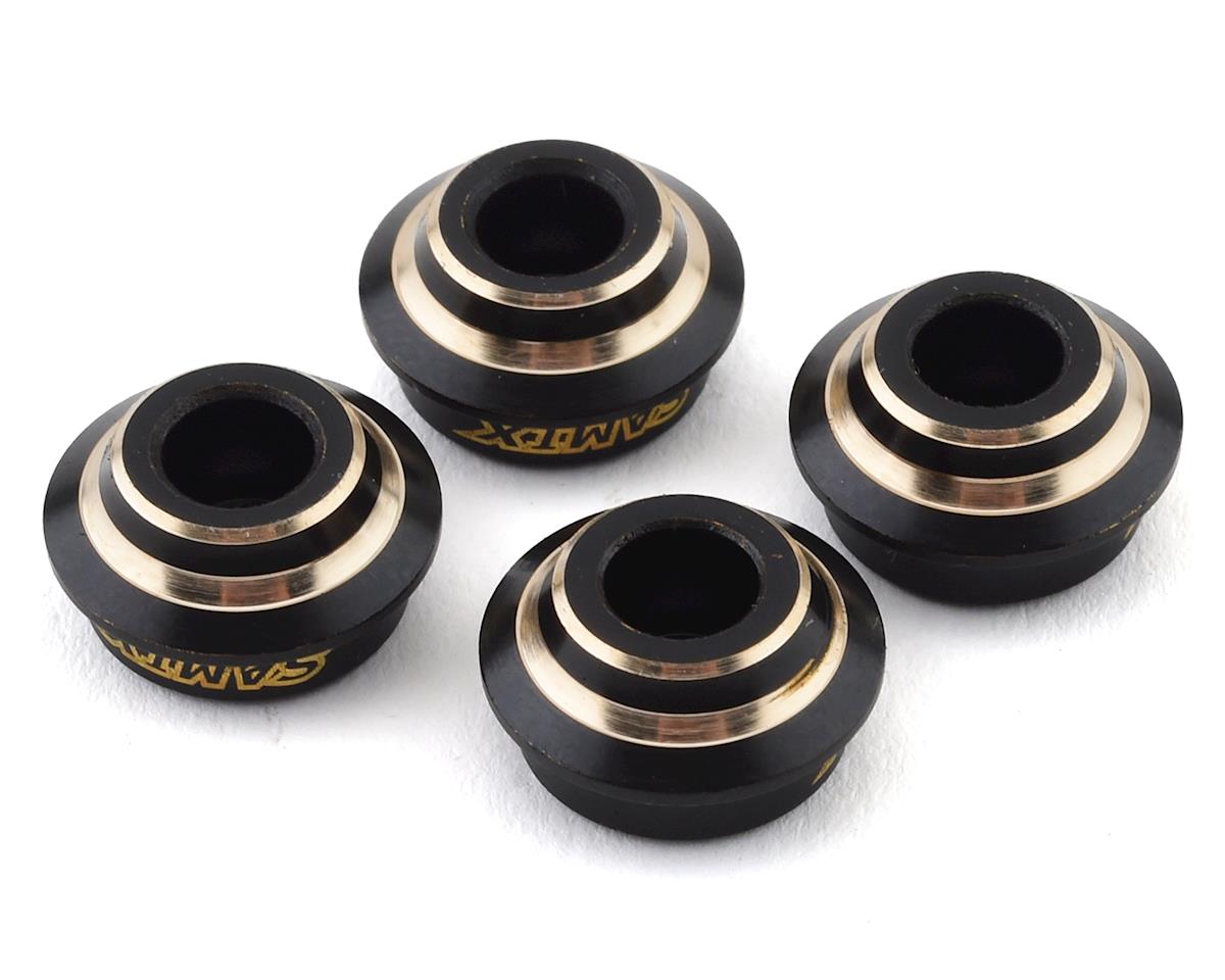 SAMIX END-4047 Element Enduro Brass Spring Cups Black (4)