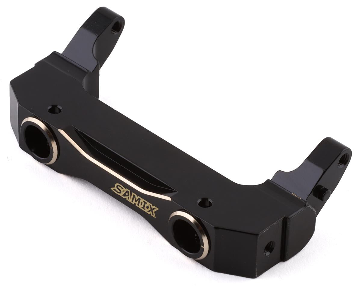 SAMIX SCX3-4060 SCX10 III Brass Front Bumper Mount (Black)