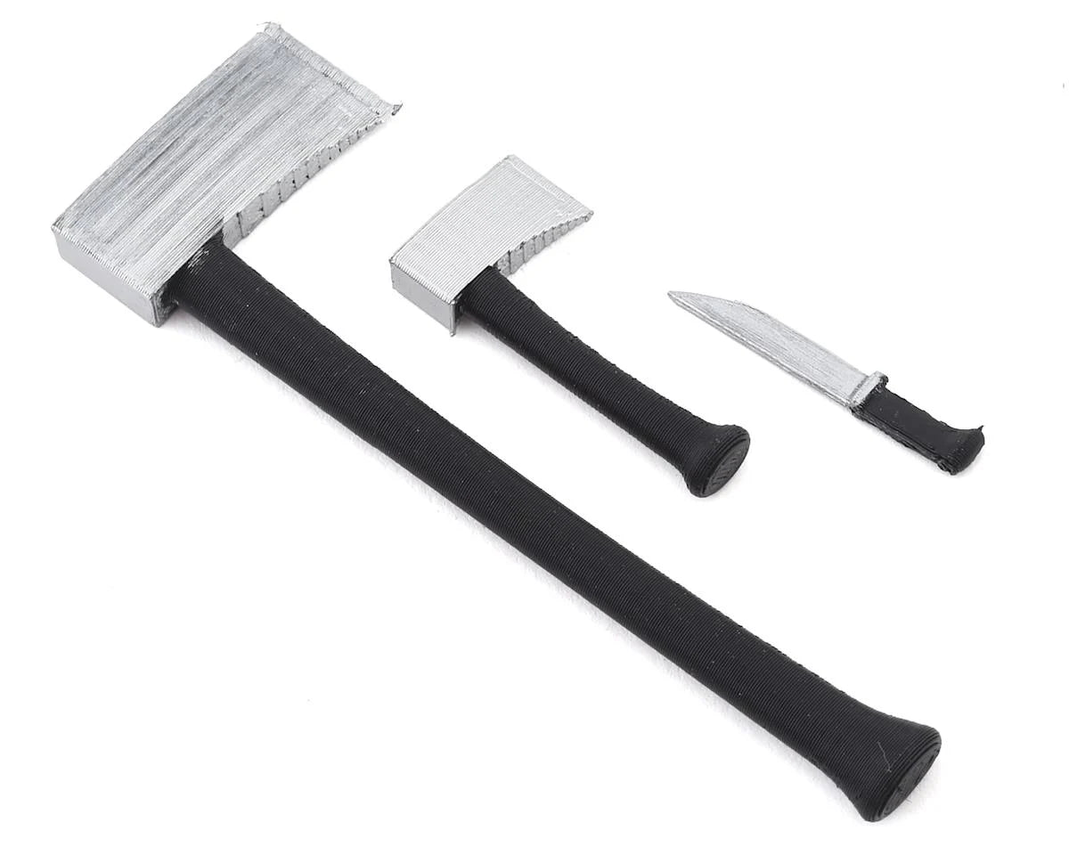 SCALE BY CHRIS SBCMUL5 Woodsman Multi Pack w/Axe, Hatchet & Buck Knife