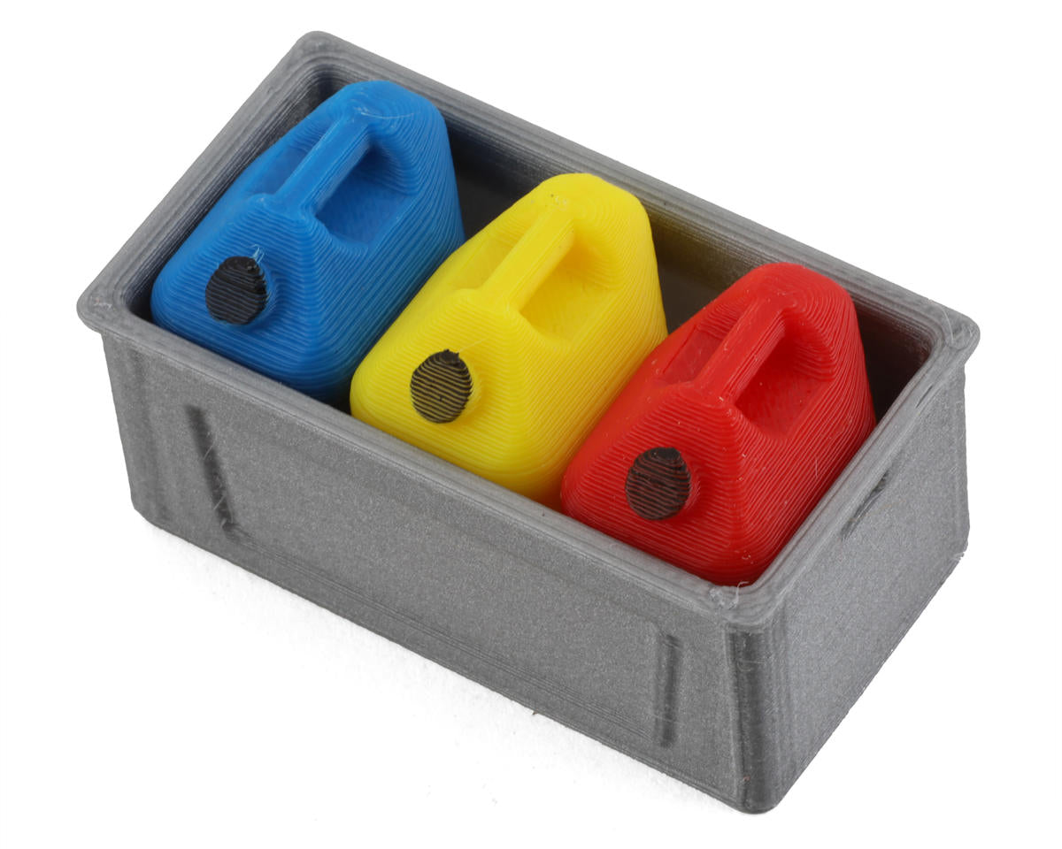 SCALE BY CHRIS SBCTR02 Scale By Chris TRX4M 1/18 Bundle w/3 Jugs In Tote (Miniature Scale Accessory)