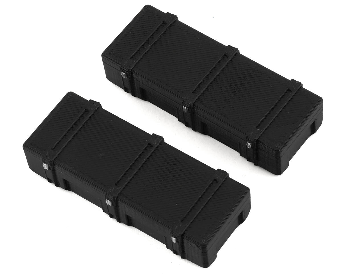 SCALE BY CHRIS SBCTR07 Scale By Chris TRX4M 1/18 Bundle w/Large Roof Boxes (2) (Miniature Scale Accessory)