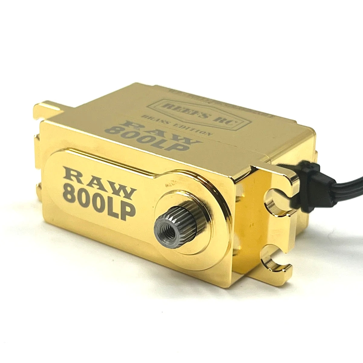 REEFS RC REEFS160 RAW800LP Brass Edition, Fully Programmable, Brushless Low Profile Servo