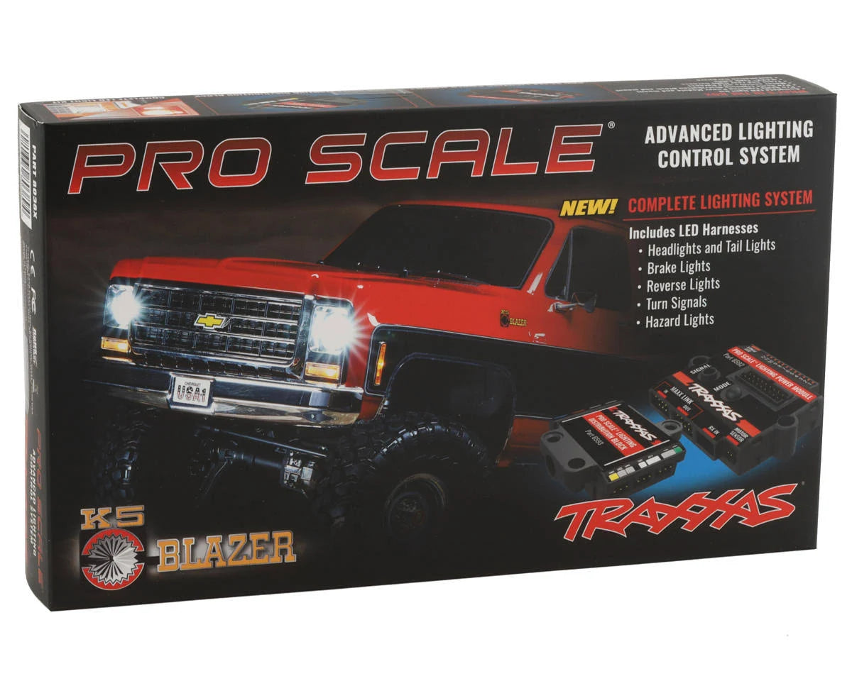 TRAXXAS 8038X Pro Scale® LED light set, TRX-4® Chevrolet Blazer or K10 Truck (1979), complete with power module (contains headlights, tail lights, side marker lights, & distribution block) (fits #8130 or 9212 bodies)