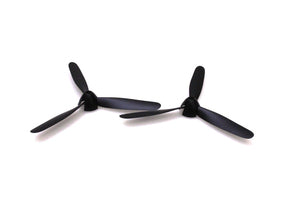 RAGE RC RGRA1337 3-Blade Propeller & Spinner Set (2); Bf 109