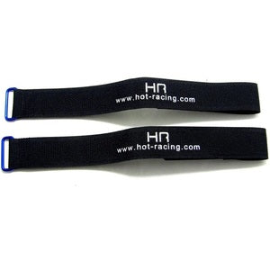 HOT RACING BVS27X06 Hook and Loop Tape Battery Straps
