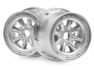 HPI 115766 Ml-8 Wheel, Silver, 120X75mm, (2pcs), Baja 5R
