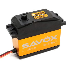 SAVOX SB-2236MG 1/5 Scale High Voltage Brushless Digital Servo, 0.13sec / 555oz @ 7.4V