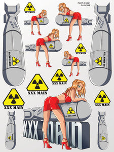 XXX MAIN S021 Da Bomb Sticker Sheet