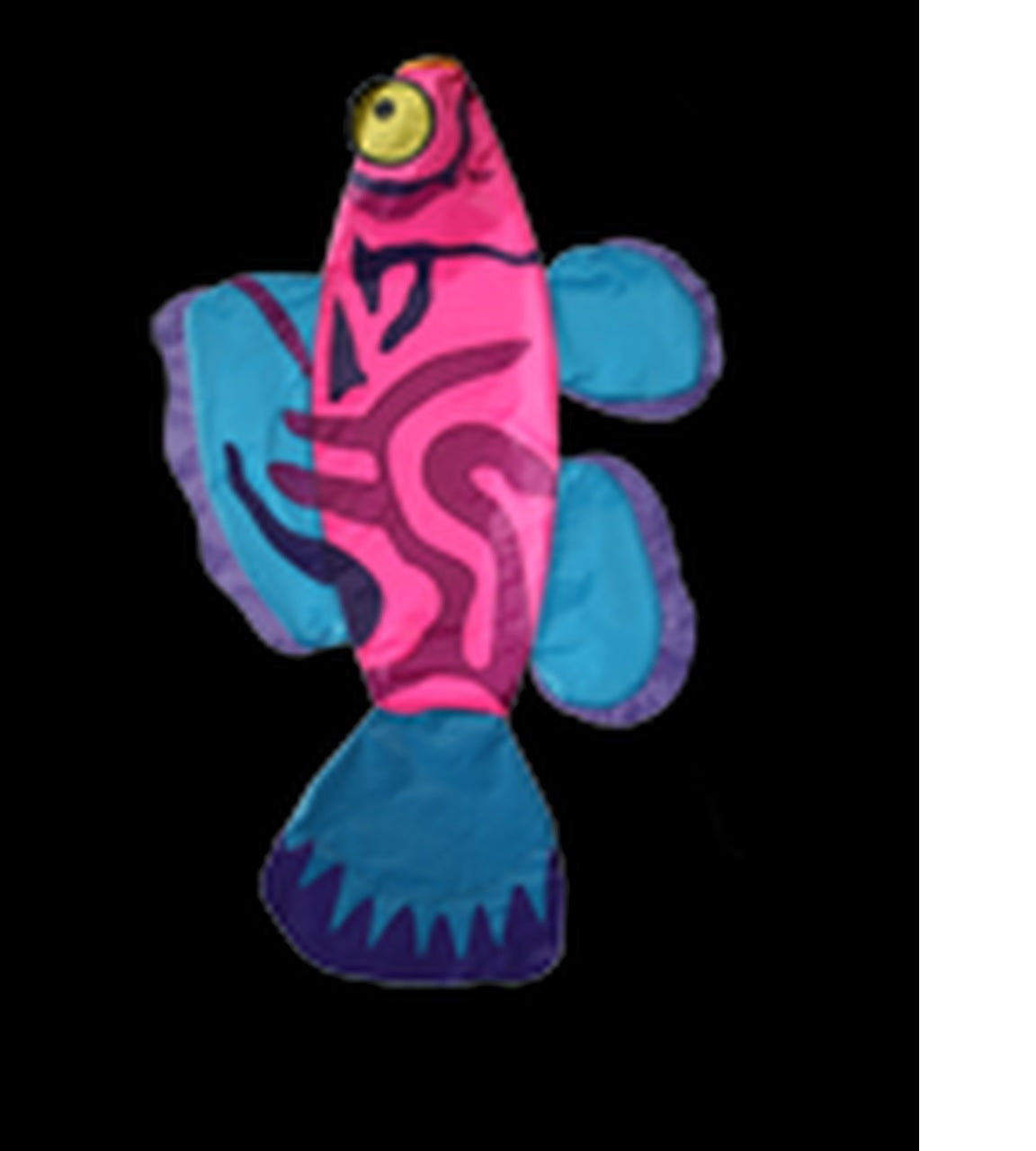 SKY DOG KITES 42706 Tropical Fish Windsock, 36"