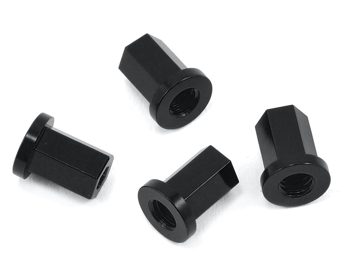 STRC ST3654-17DBK Wraith Aluminum Internal Locknut (4) (Black)