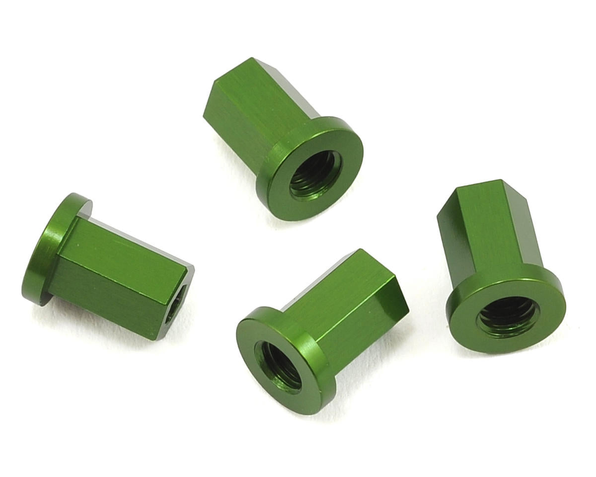 STRC ST3654-17DG Wraith Aluminum Internal Locknut (4) (Green)