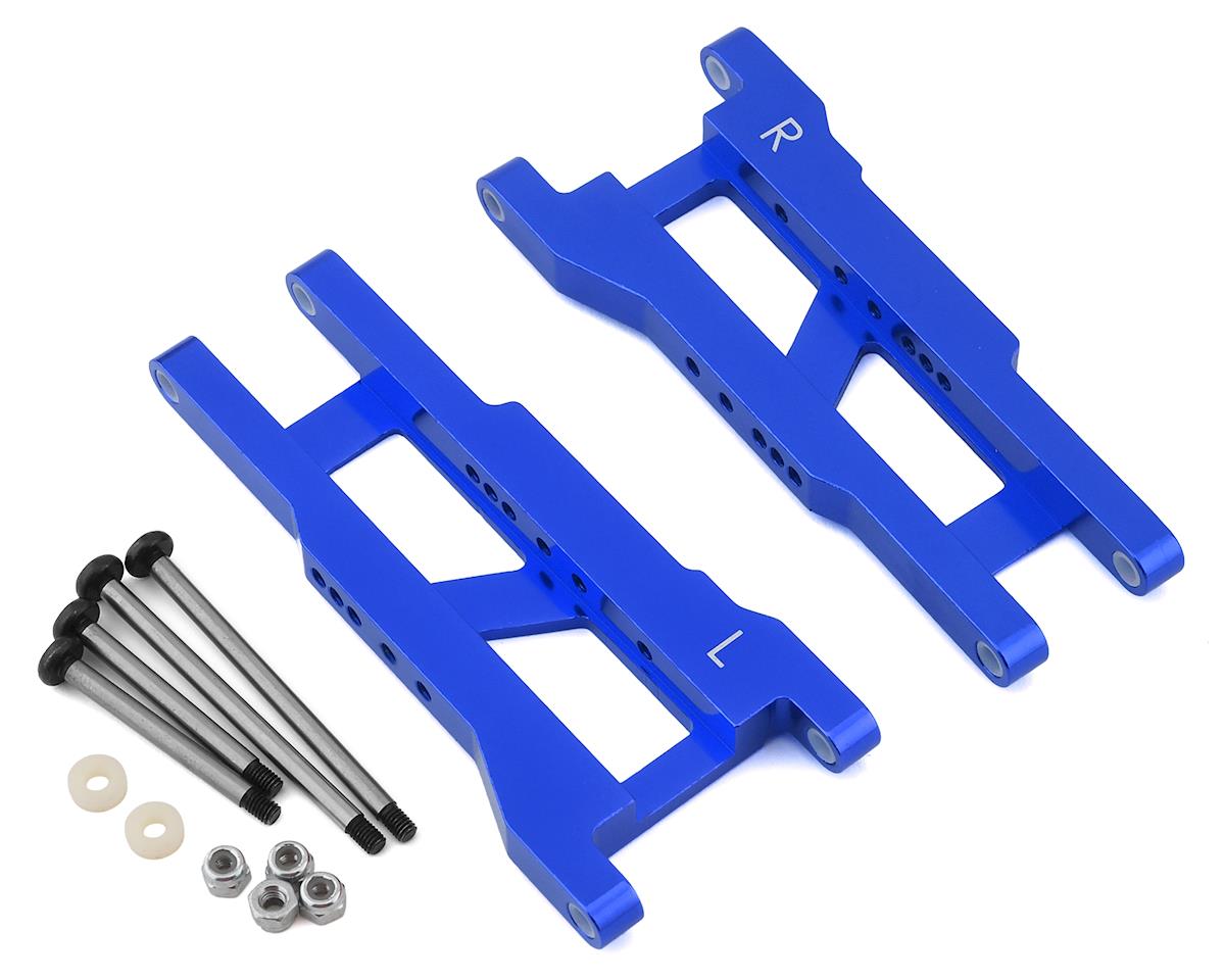 STRC ST3655XB Traxxas Rustler/Stampede Aluminum Rear Suspension Arms w/Locknut Hinge Pins (2) (Blue)