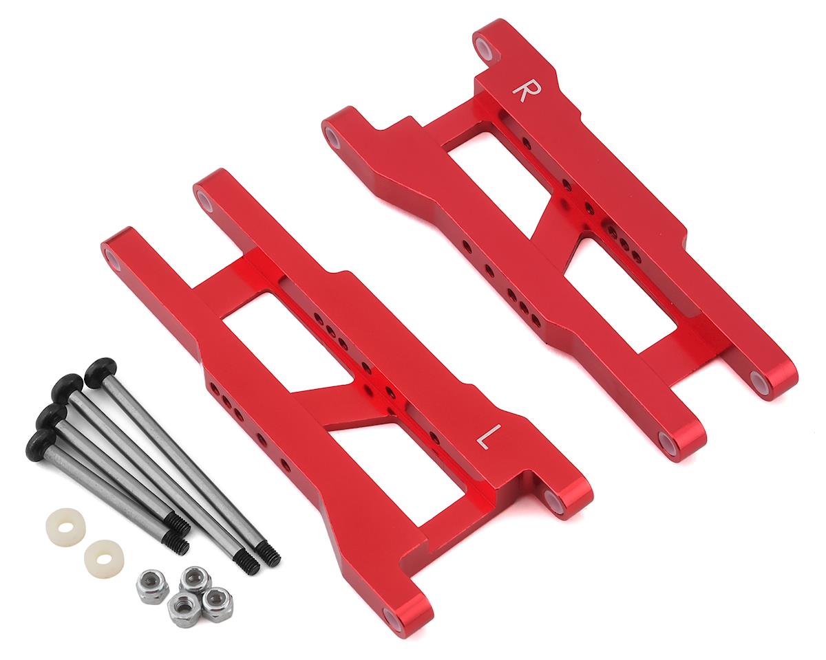 STRC ST3655XR Traxxas Rustler/Stampede Aluminum Rear Suspension Arms w/Locknut Hinge Pins (2) (Red)