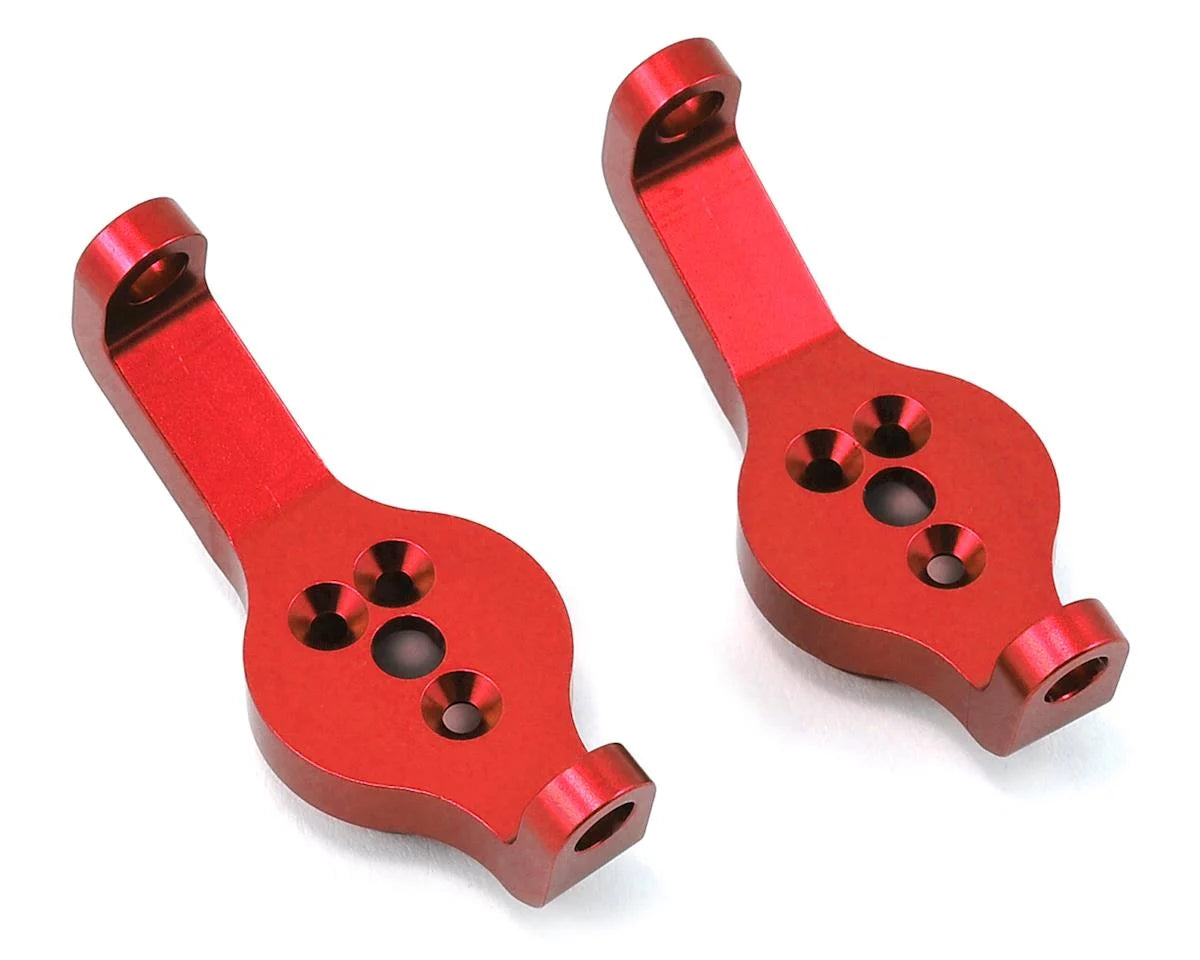 STRC ST8232R ST Racing Concepts Aluminum TRX-4 Front Axle Caster Block Set (Red)