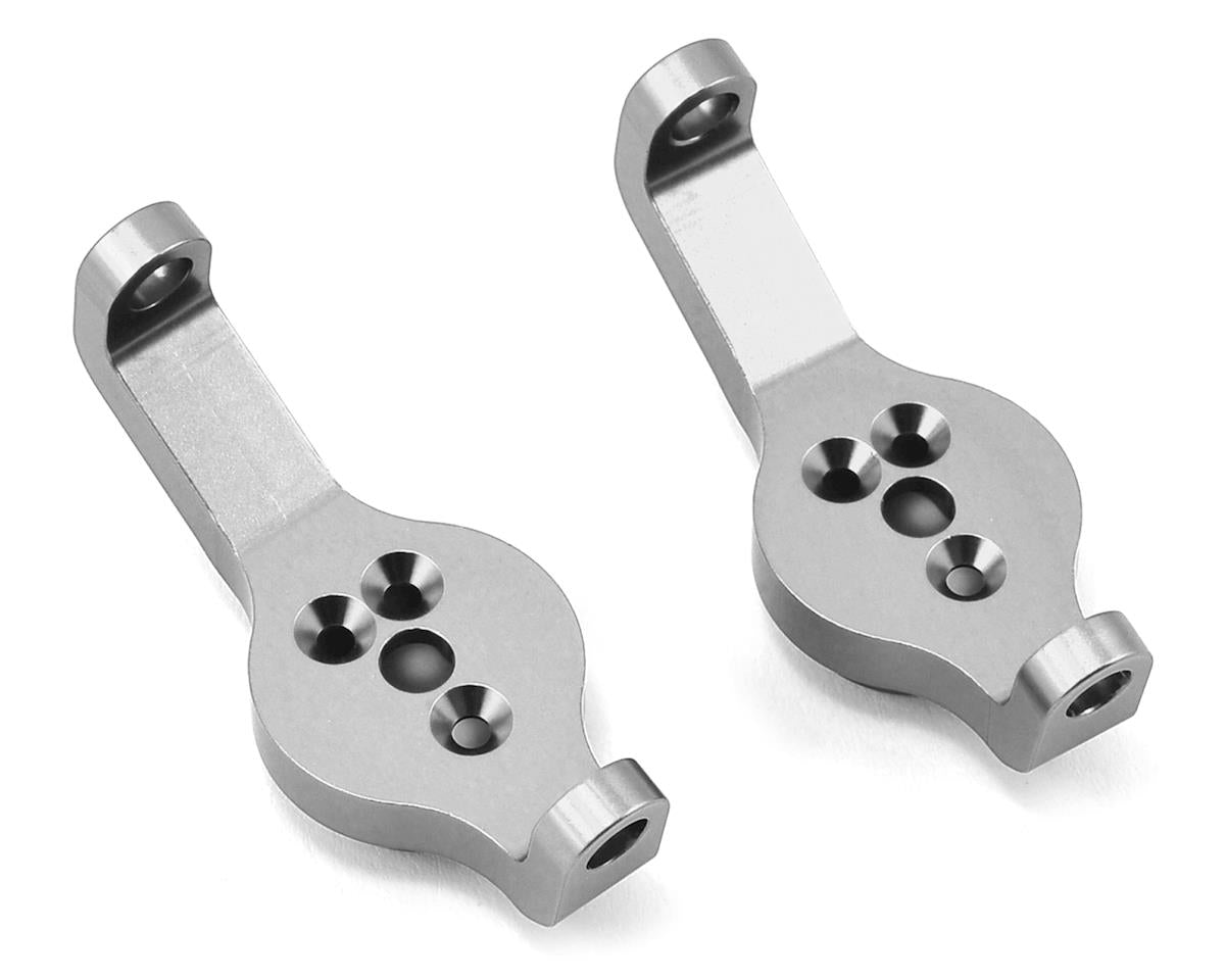 STRC ST8232S ST Racing Concepts Aluminum TRX-4 Front Axle Caster Block Set (Silver)