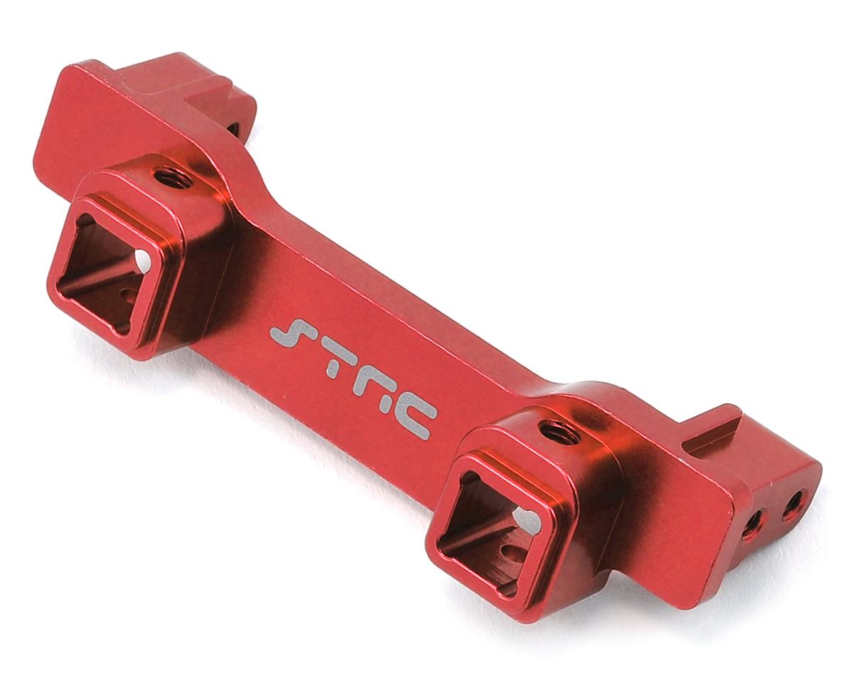 STRC ST8237FR ST Racing Concepts Aluminum TRX-4 Heavy Duty Front Bumper Mount (Red)