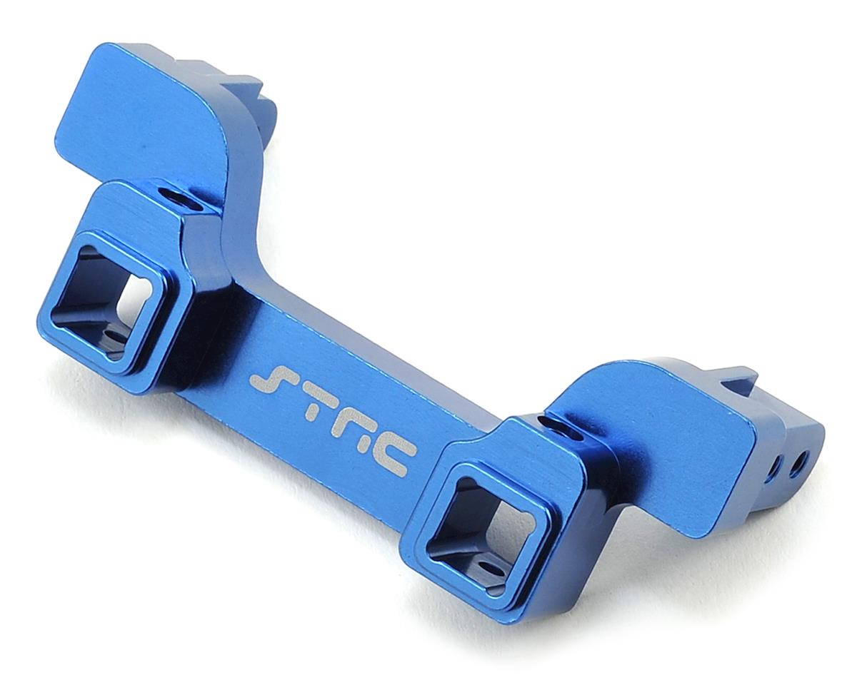 STRC ST8237RB Aluminum TRX-4 Heavy Duty Rear Bumper Mount (Blue)