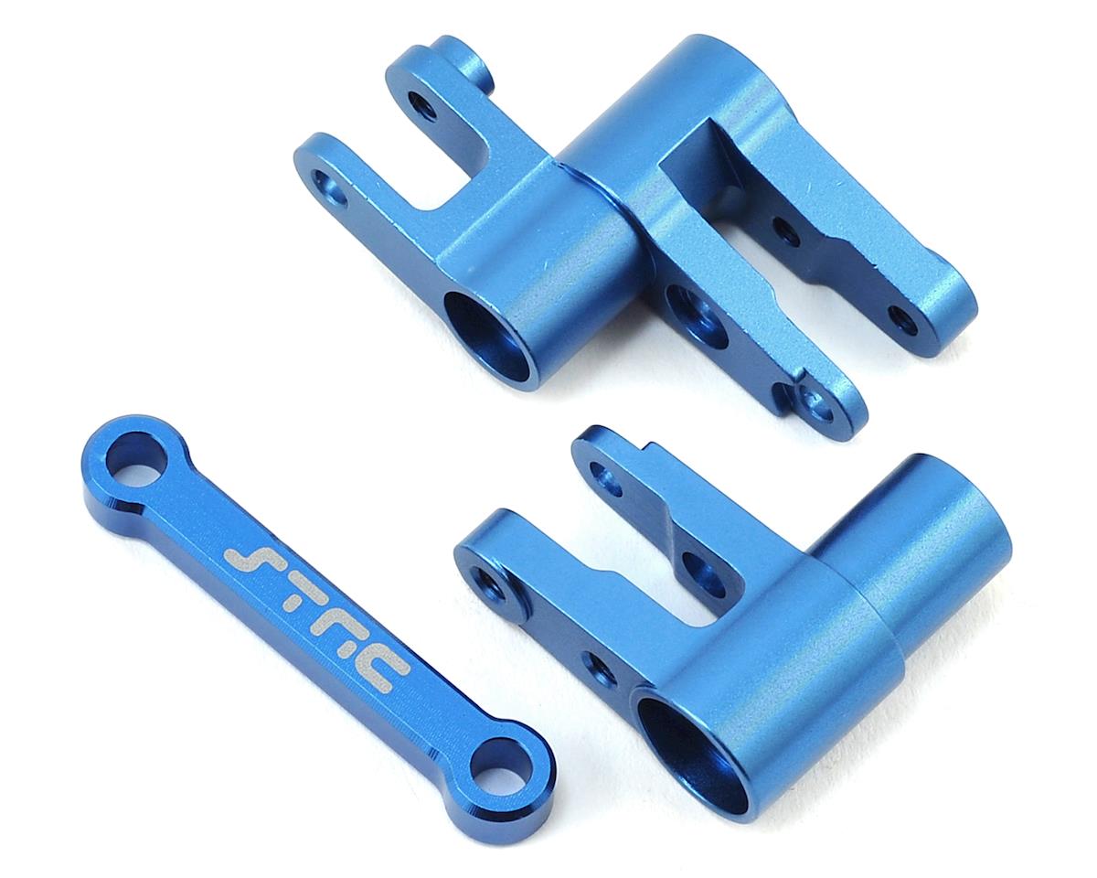 STRC ST8343B ST Racing Concepts Traxxas 4Tec 2.0 Aluminum Steering Bellcrank (Blue)