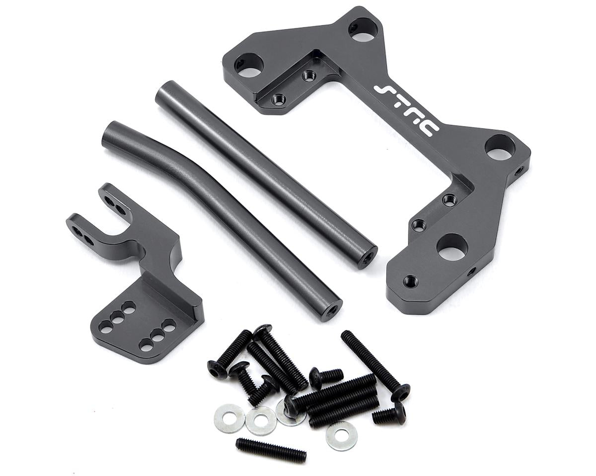STRC STA30515S ST Racing Concepts Wraith Aluminum Off Axle Servo Mount & Panhard Kit (Gun Metal)