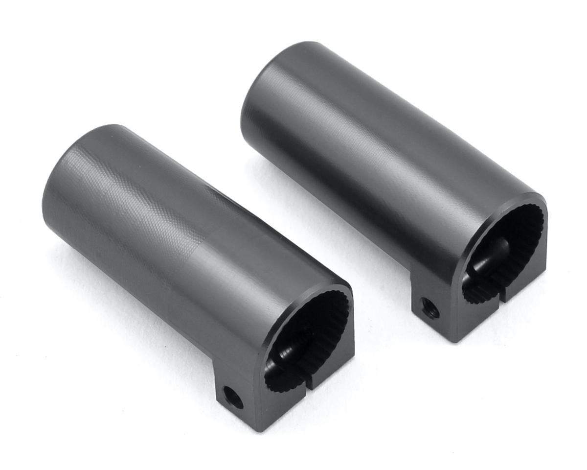 STRC STA31383GM ST Racing Concepts SCX10 II Aluminum Rear Lock Outs (2) (Gun Metal)