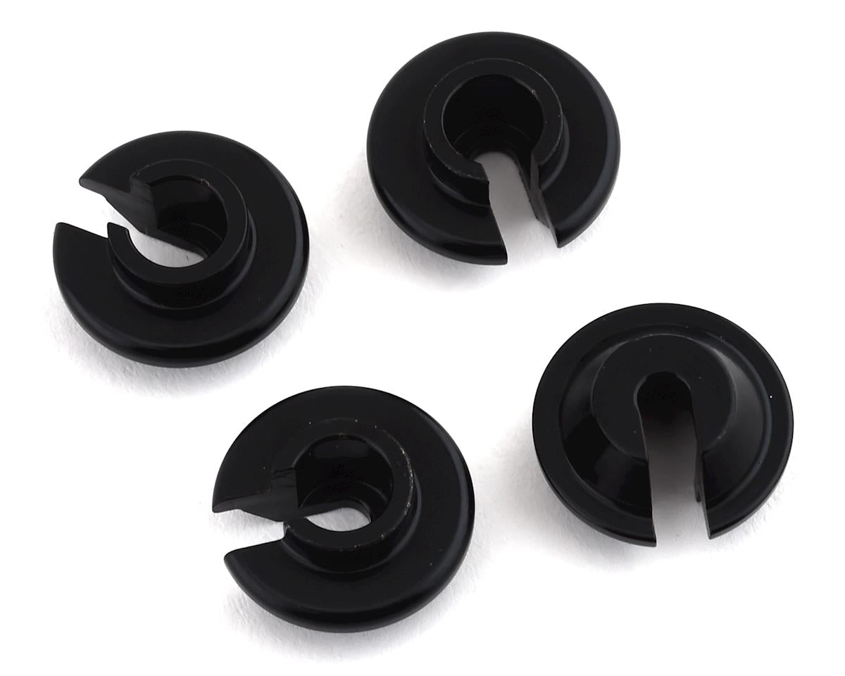 STRC STC42080LBR ST Racing Concepts Enduro Brass Lower Shock Retainers (Black) (4)