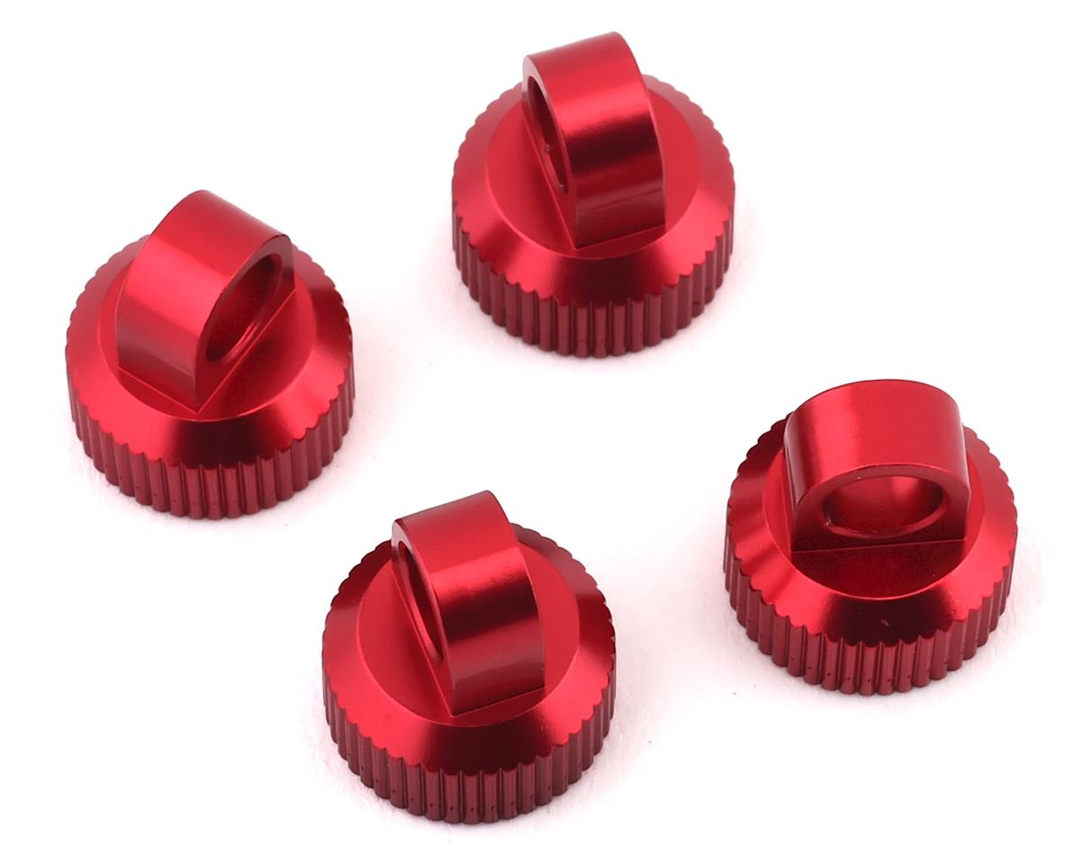 STRC STC42080R ST Racing Concepts Enduro Aluminum Upper Shock Caps (Red) (4)