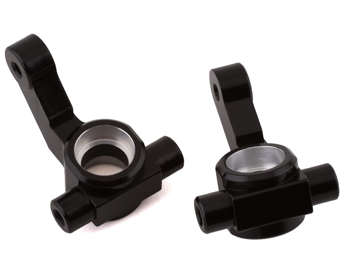 STRC STC91417KBK ST Racing Concepts DR10 Aluminum Steering Knuckles (Black) (2)