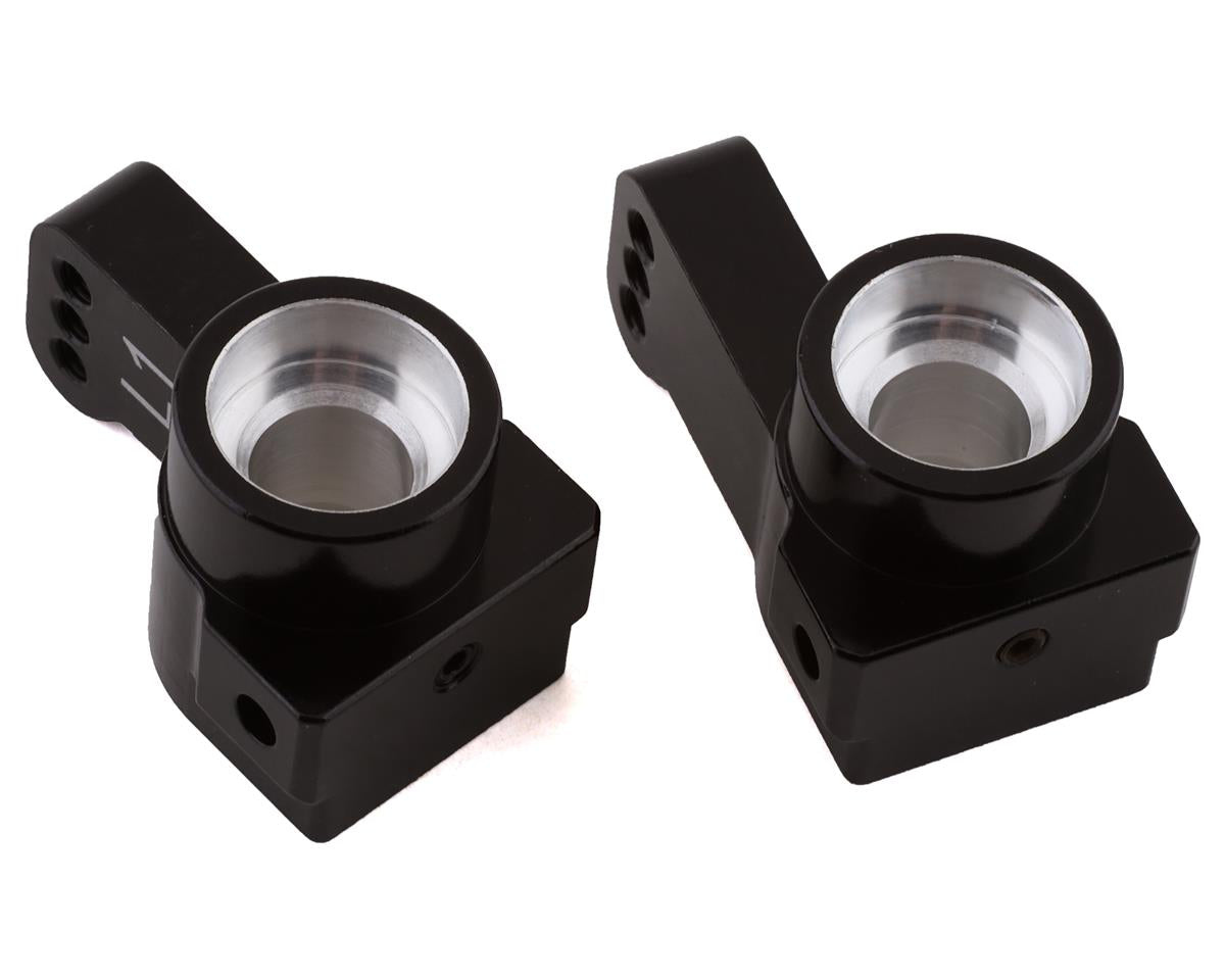 STRC STC91418-T1BK ST Racing Concepts DR10 Aluminum 1° Toe-In Rear Hub Carriers (Black) (2)