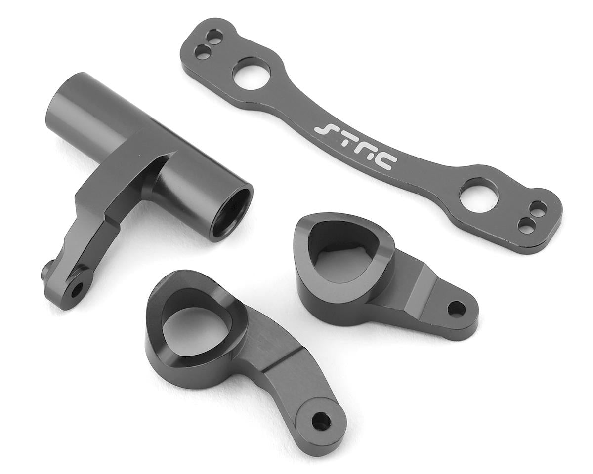 STRC STR340073GM ST Racing Concepts Arrma 6S Aluminum HD Steering Bellcrank Set (Gun Metal)
