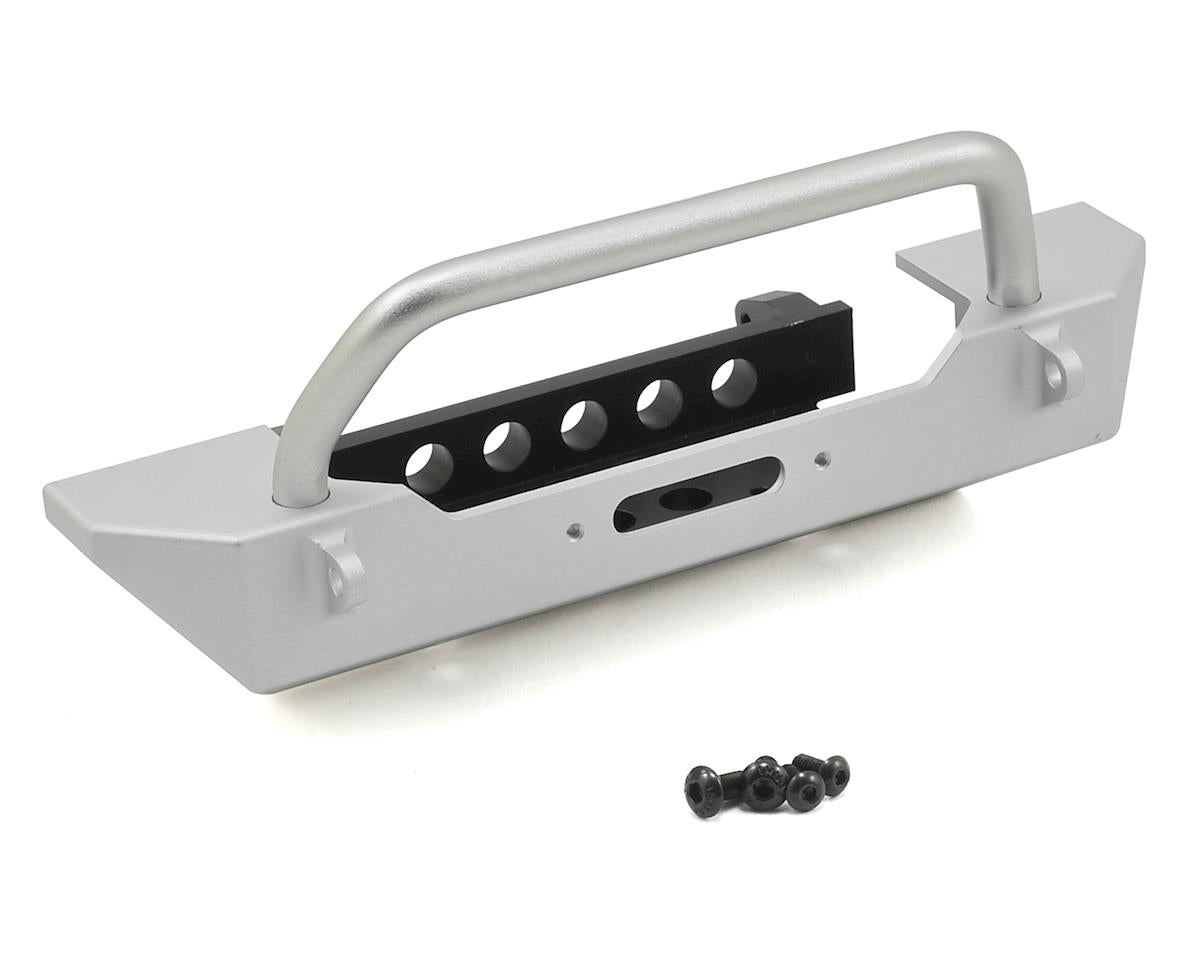 SSD SSD00141 Rock Shield Narrow Winch Bumper Silver