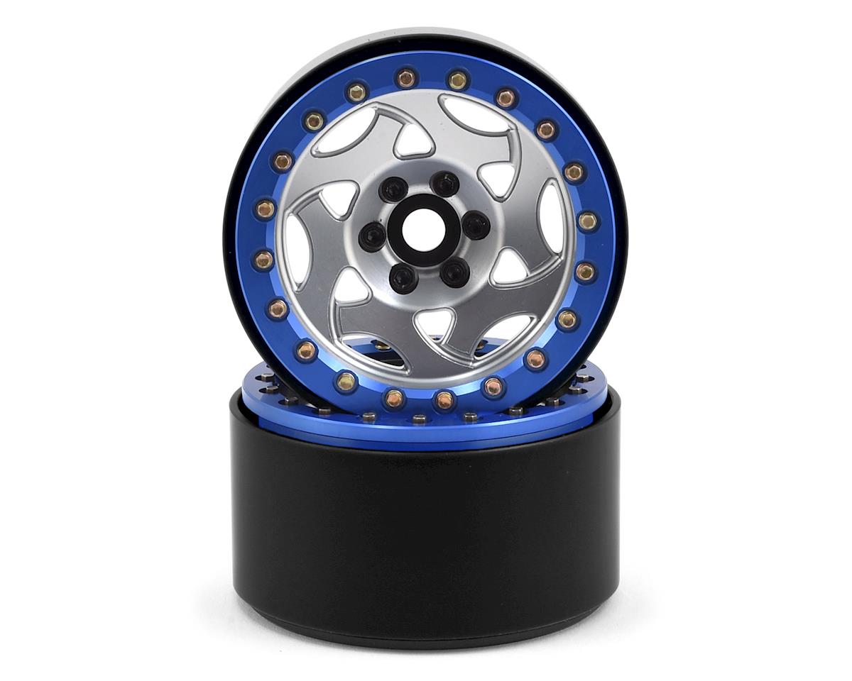 SSD SSD00238 2.2 Champion Beadlock Wheels (Silver/Blue)