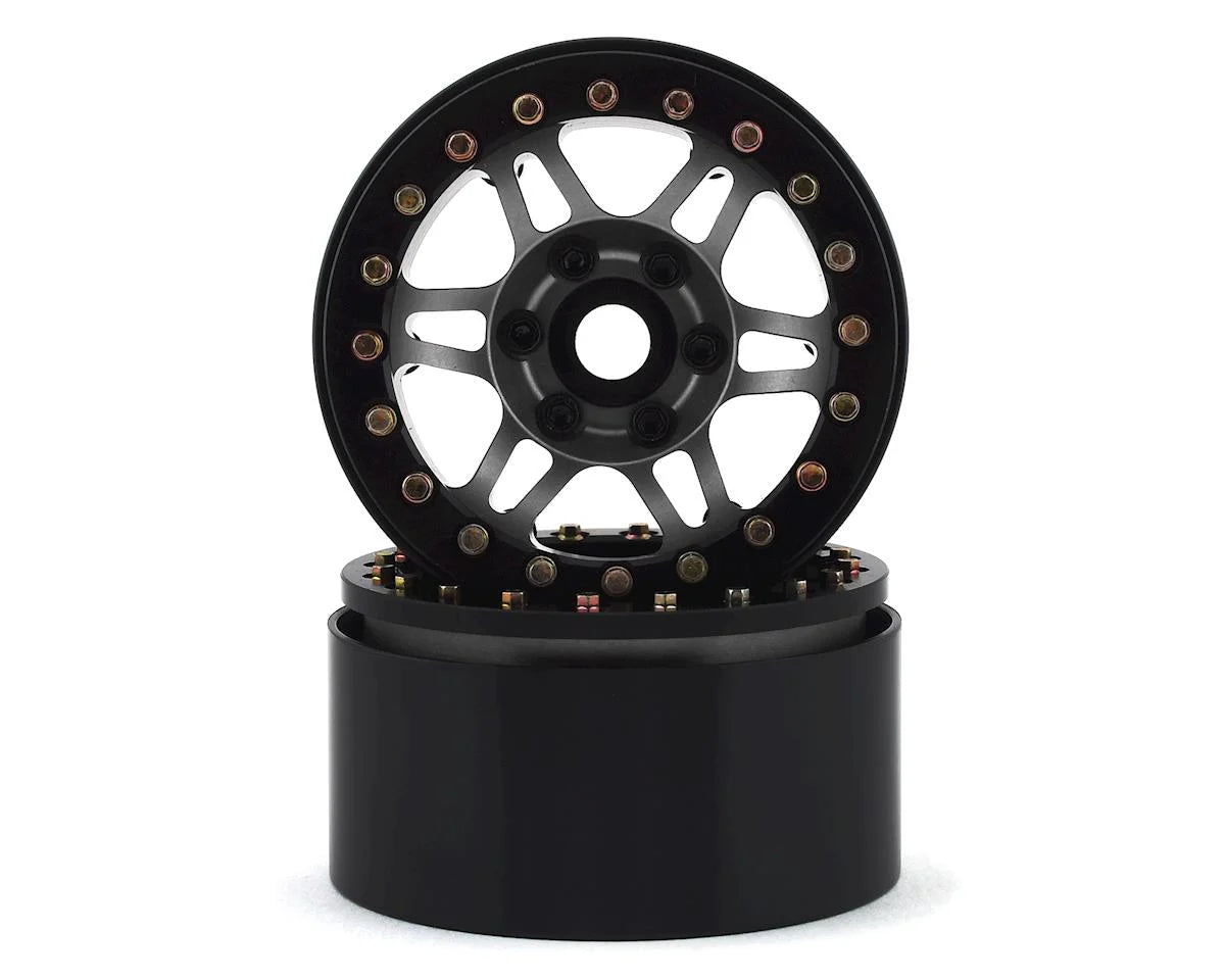 SSD SSD00386 1.9” Prospect Beadlock Wheels (Grey) (2)
