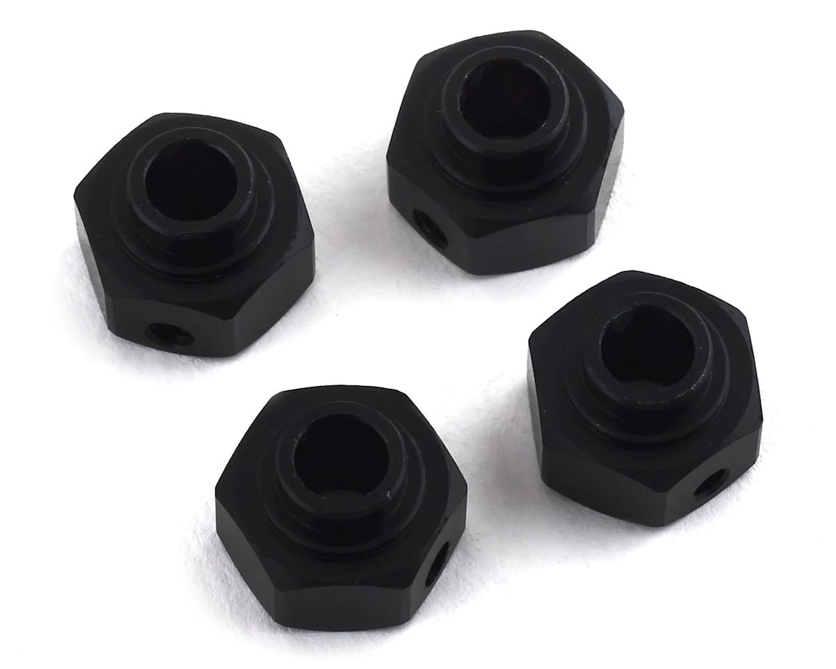 SSD SSD00396 Aluminum 6mm Capra Hex Set (4) (Black)