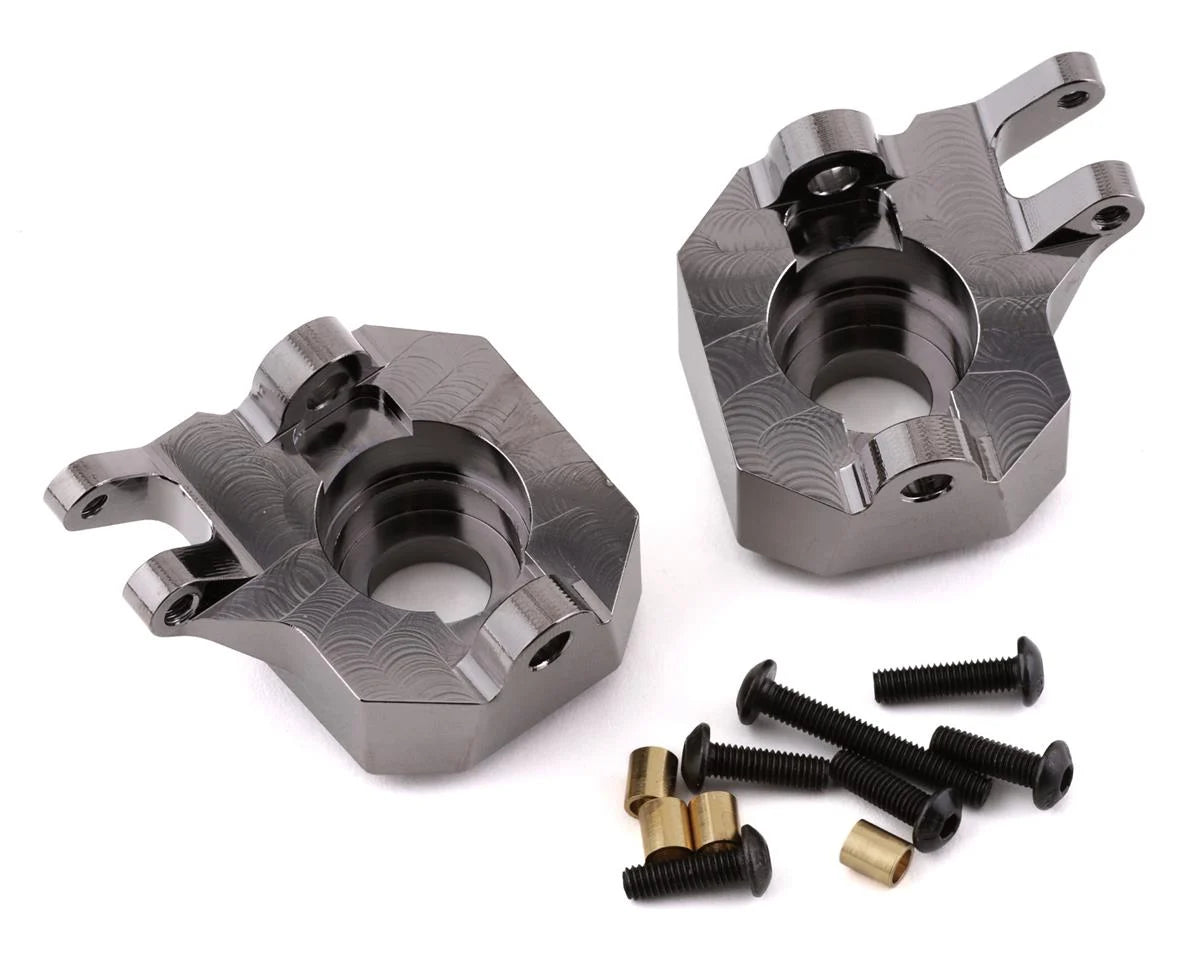 SSD SSD00472 SCX10 Pro & III Straight Axle Heavy Brass Steering Knuckles (2)