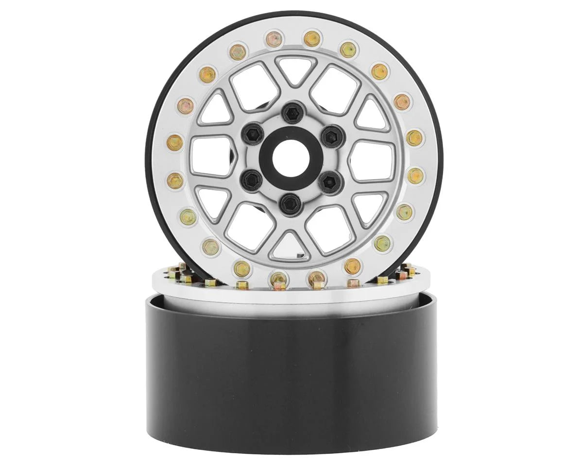 SSD SSD00542 1.9"" Boxer Beadlock Wheels (Silver)