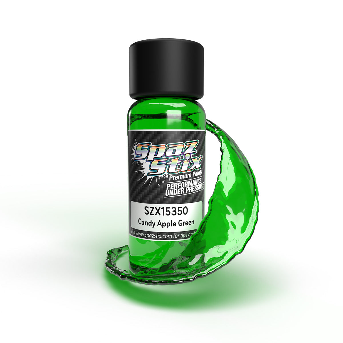 SPAZ STIX 15350 "Candy Apple Green" Hard-Anodized Paints (2oz)