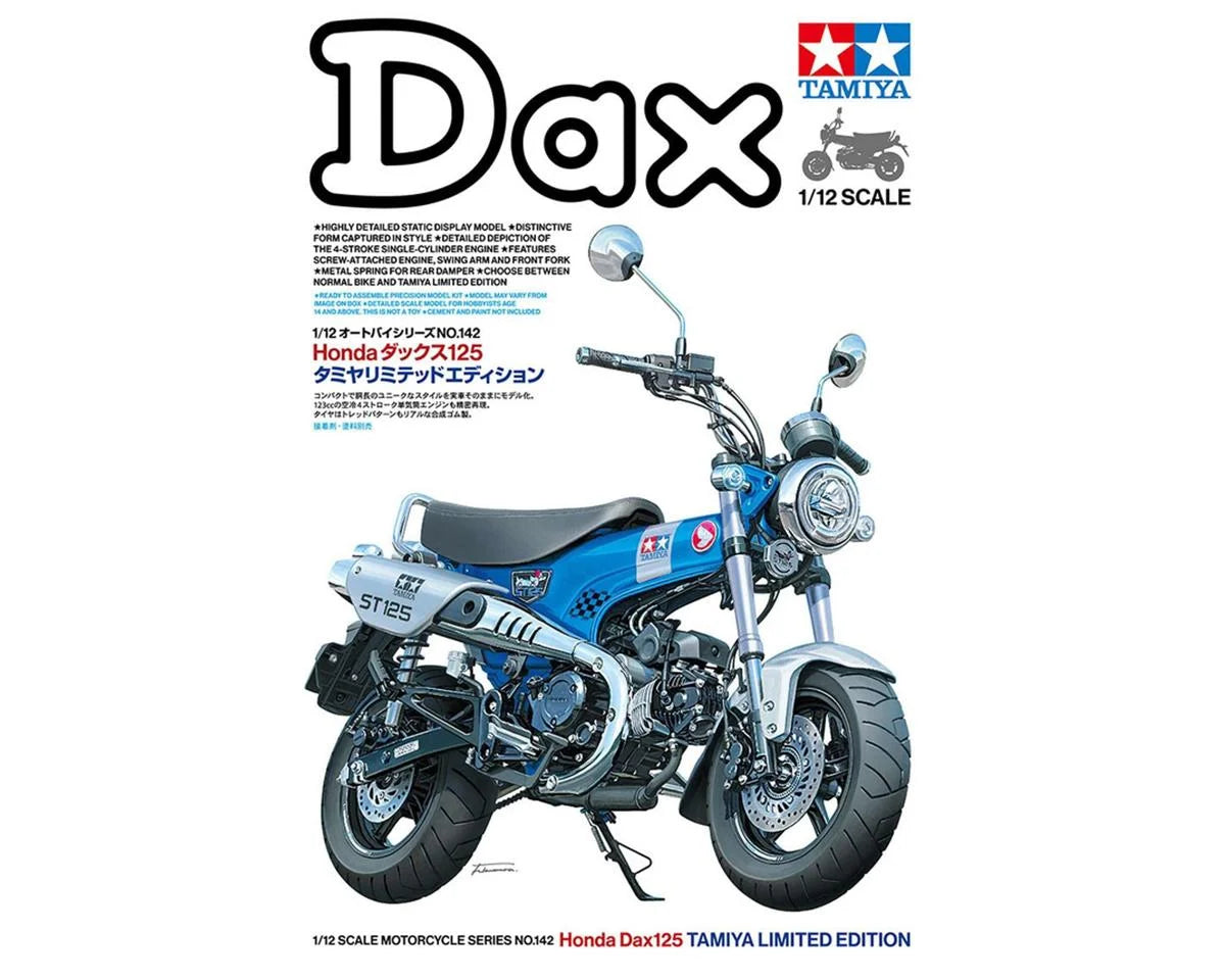 TAMIYA 14142 1/12 Honda Dax125 Model Kit (Limited Edition)
