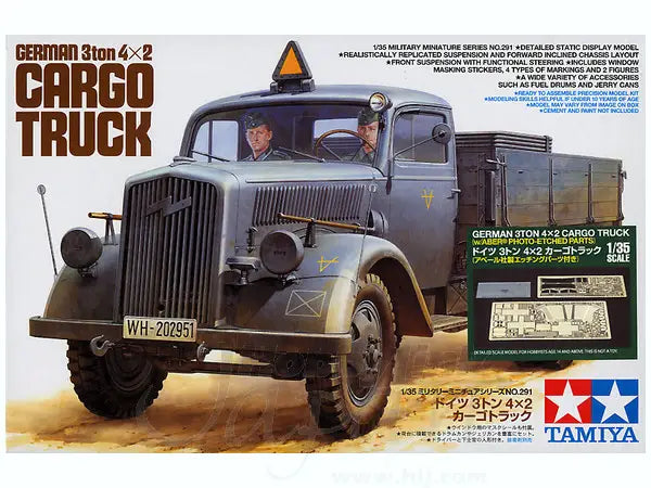 TAMIYA 25160 German 3Ton 4x2 Cargo Truck w/ABER PE parts