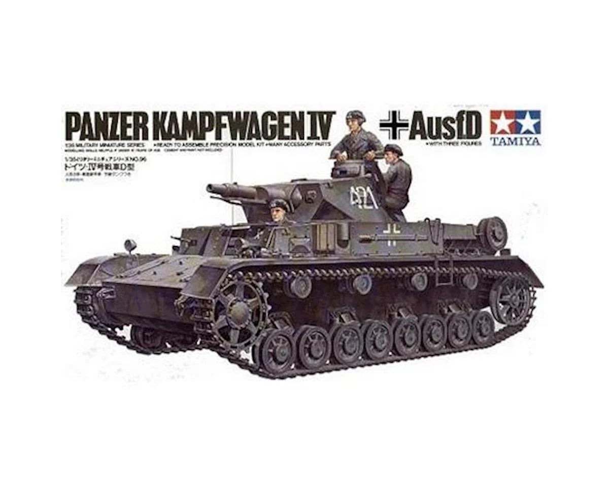 TAMIYA 35096 1/35 German PZKPW IV AUSFD Kit