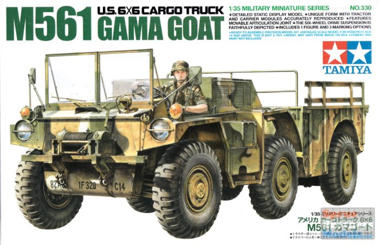 TAMIYA 35330 1:35 Tamiya M561 Gama Goat US 6x6 Cargo Truck
