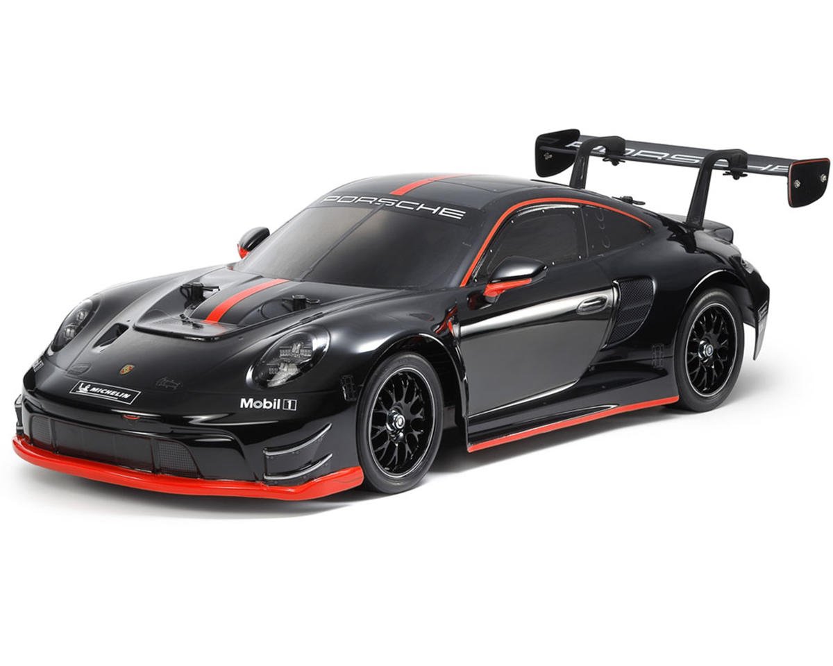TAMIYA 47512 TT-02 Porsche 911 GT3 R 1/10 4WD Electric Touring Car Kit w/Pre-Painted Body (Black)