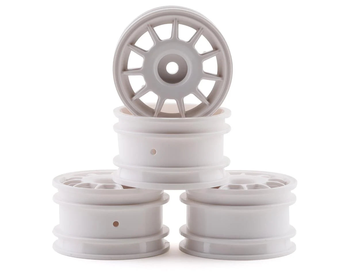 TAMIYA 51394 M-Chassis 11 Spoke Racing Wheels (White) (4)